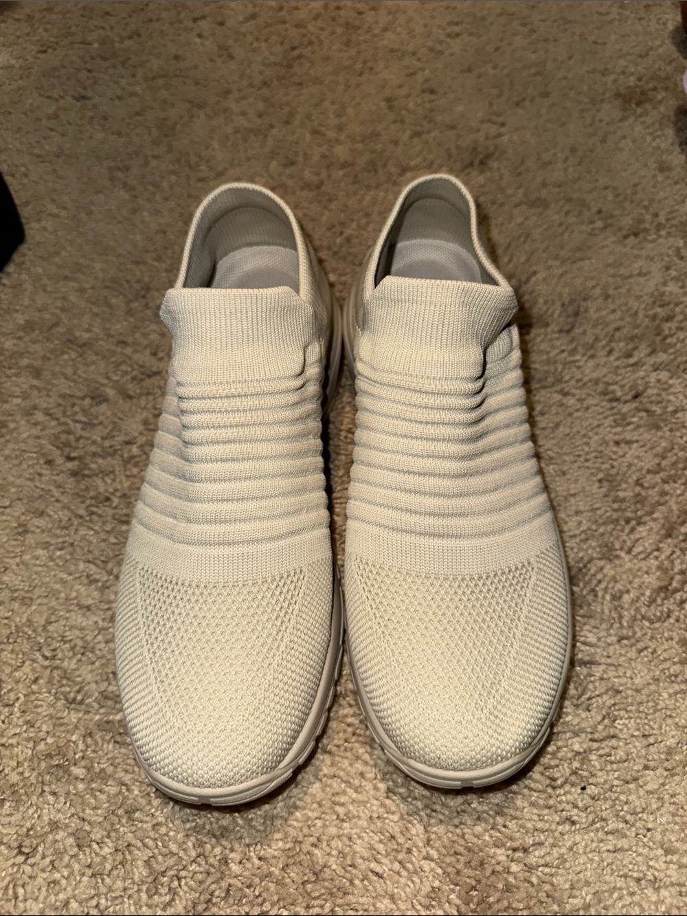 Women’s Slip-On Knit Sneakers - Cream